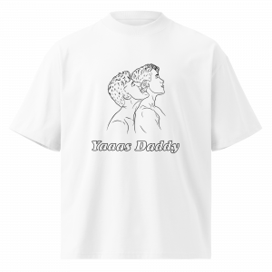 Lick me - Unisex organic oversized high neck t-shirt