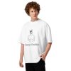 Puppy - Unisex organic oversized high neck t-shirt