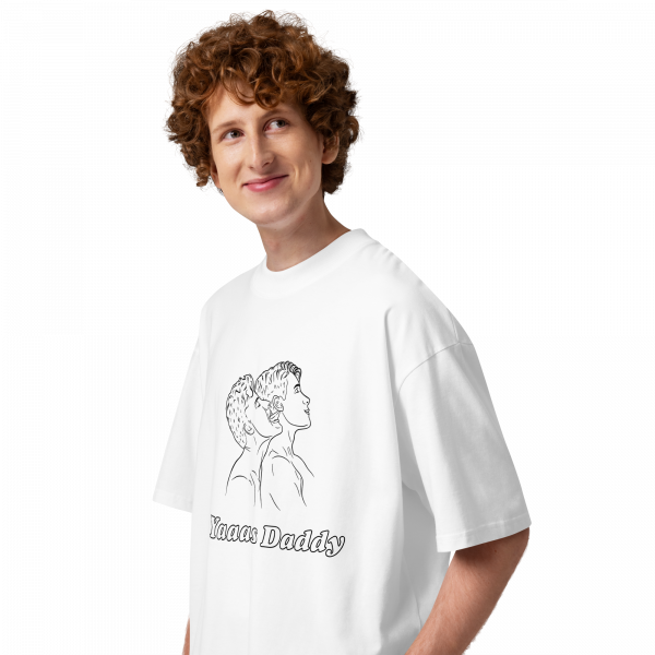 Lick me - Unisex organic oversized high neck t-shirt